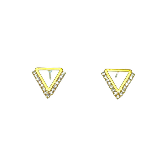 FANCY TRIANGLE EARRING