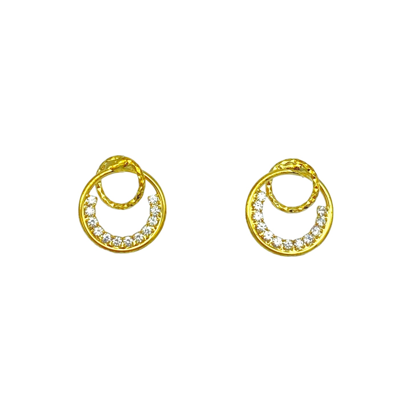 FANCY ROUND & ROUND EARRING