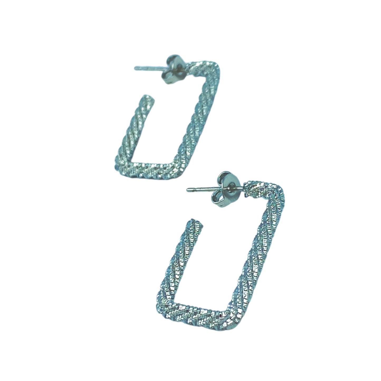 ROUGH SQUARE EARRING