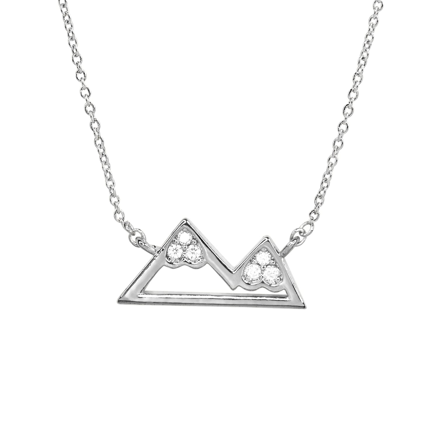 SNOW ON THE MOUNTAIN NECKLACE