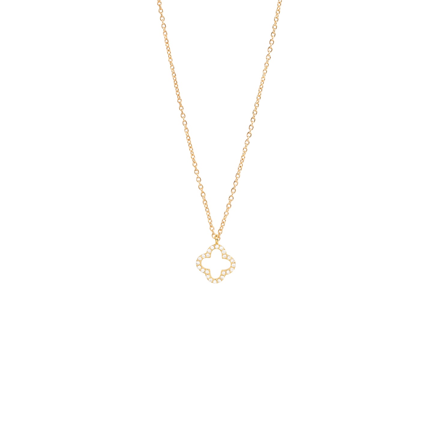 OPEN CLOVER NECKLACE