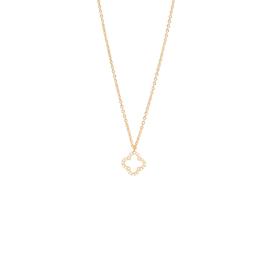 OPEN CLOVER NECKLACE