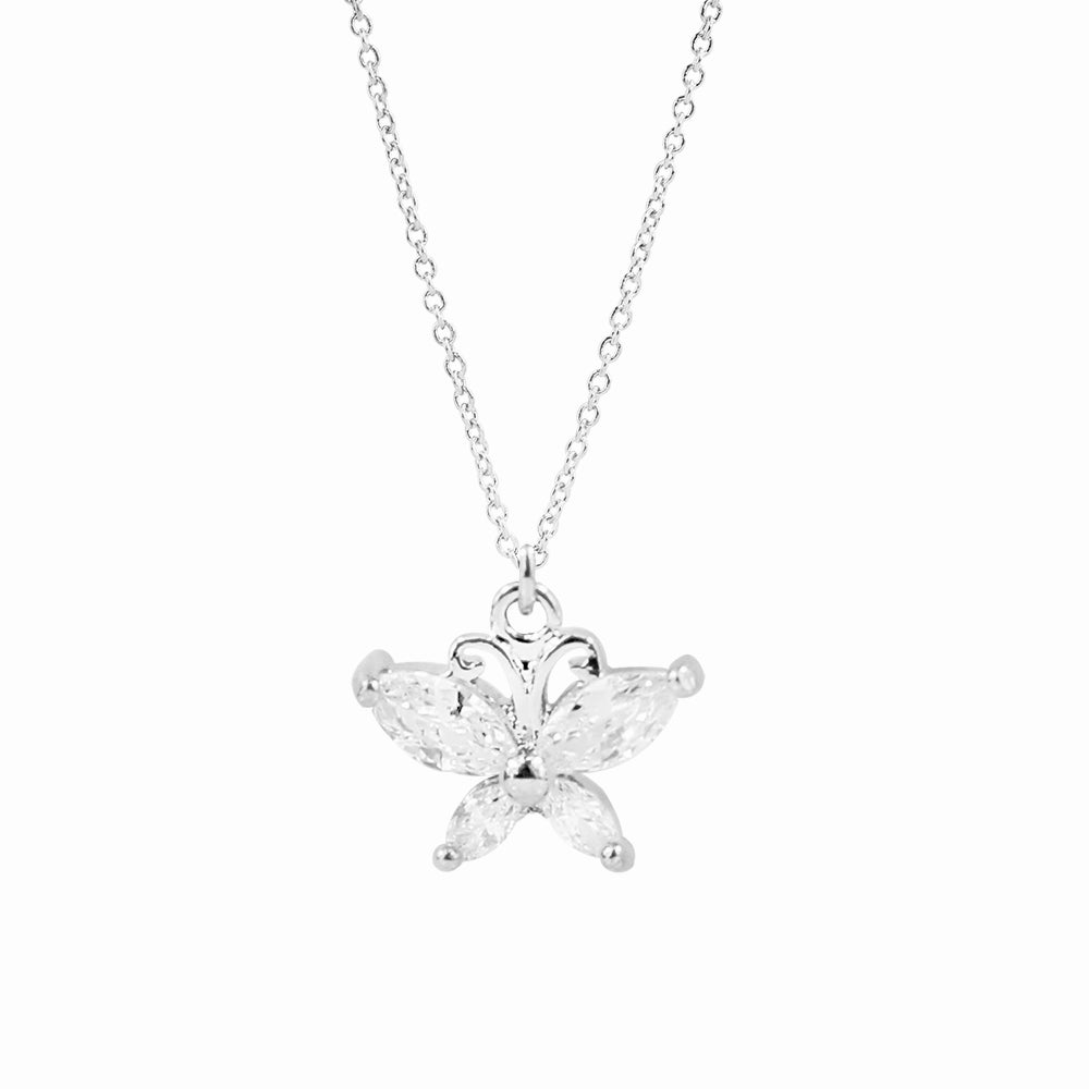 BLING BUTTERFLY NECKLACE