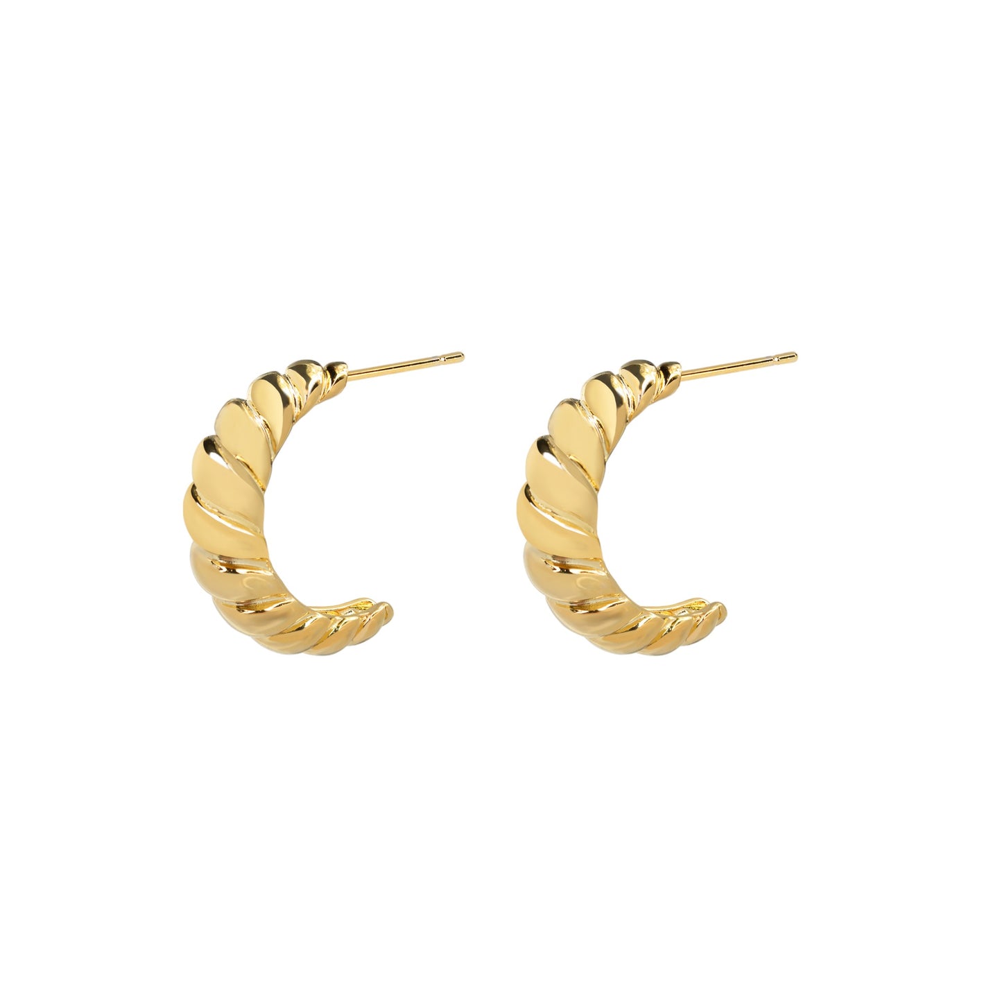 CROISSANT HOOP EARRINGS