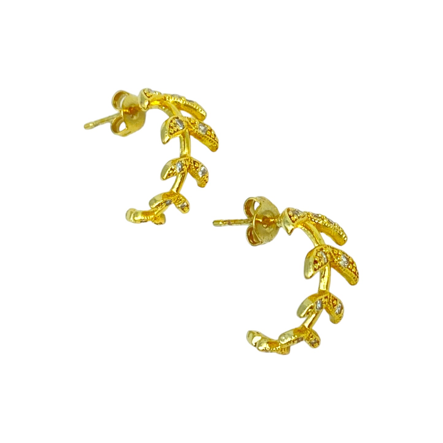 LEAF STEM EARRING