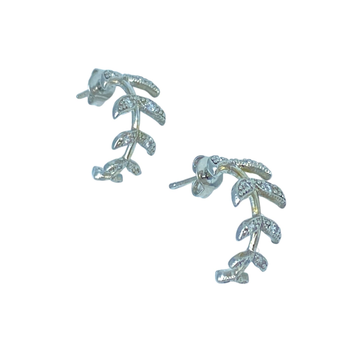 LEAF STEM EARRING